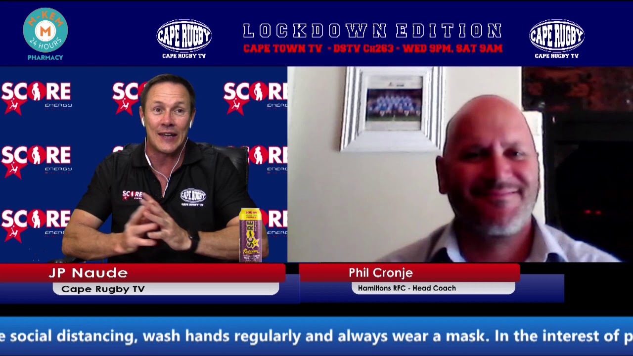 We speak Hamilton RFC head coach Phil Cronje. Cape Rugby TV S11 Episode2