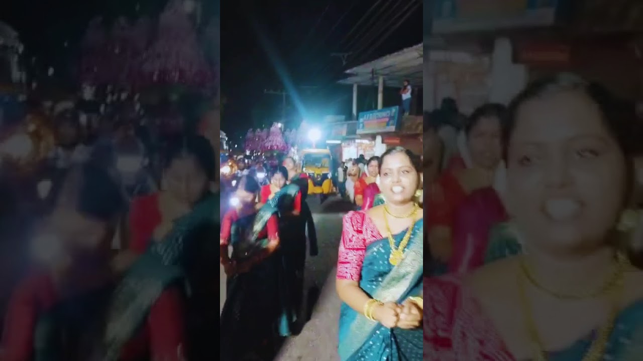 ശിവരാത്രി രക്തേശ്വരി ദേവി ക്ഷേത്രത്തിൽ നിന്ന് ആരമല ശിവ ക്ഷേത്രം വരെ ചിഞ്ചില നൃത്തം