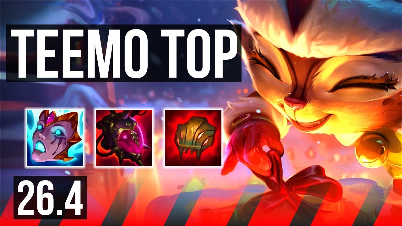 TEEMO vs AKALI (TOP) | Summon Aery | KR Master | 26.4