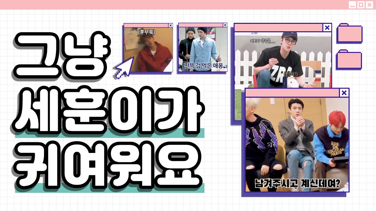 그냥 귀여운 세훈이가 귀여워요_ZIP 2탄 (다함께차차차/쟈닌한 예능세계/엑소엘 대변인/훈무룩...더보기)ㅣ EXO SEHUN