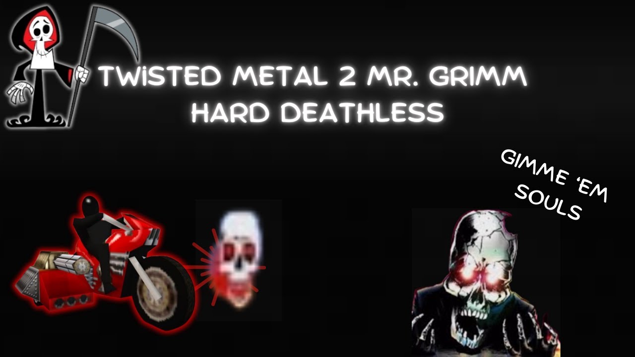 Twisted Metal 2 Hard Mr Grimm Deathless Speedrun 24:53
