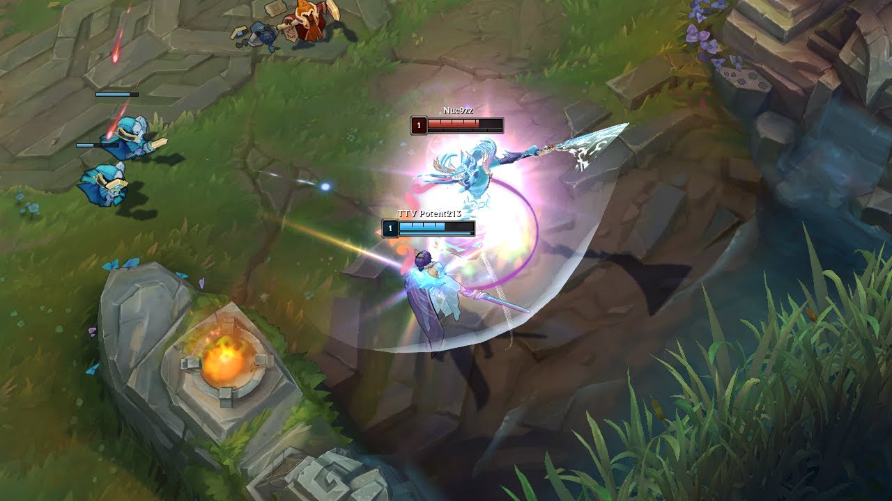 Yone vs Fiora Lvl 1