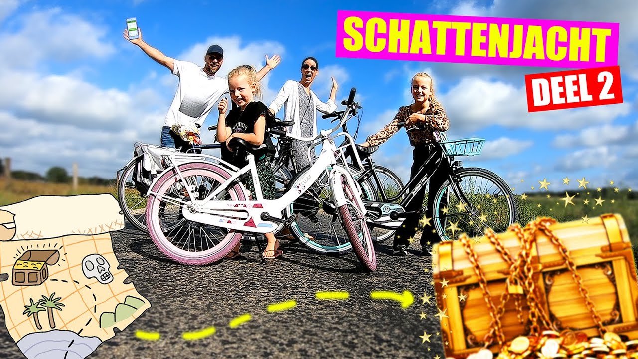 EEN SCHAT ZOEKEN met ONZE VADER EN MOEDER!! [Op Schattenjacht Met Onze Telefoon!] &hearts;DeZoeteZusjes&hearts;