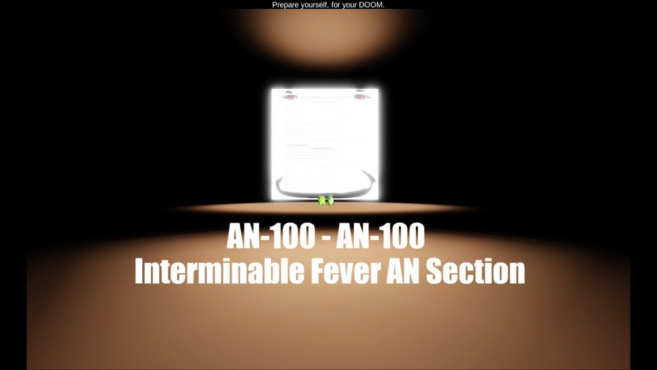 Interminable Fever AN Section (AN-001 - AN-100)