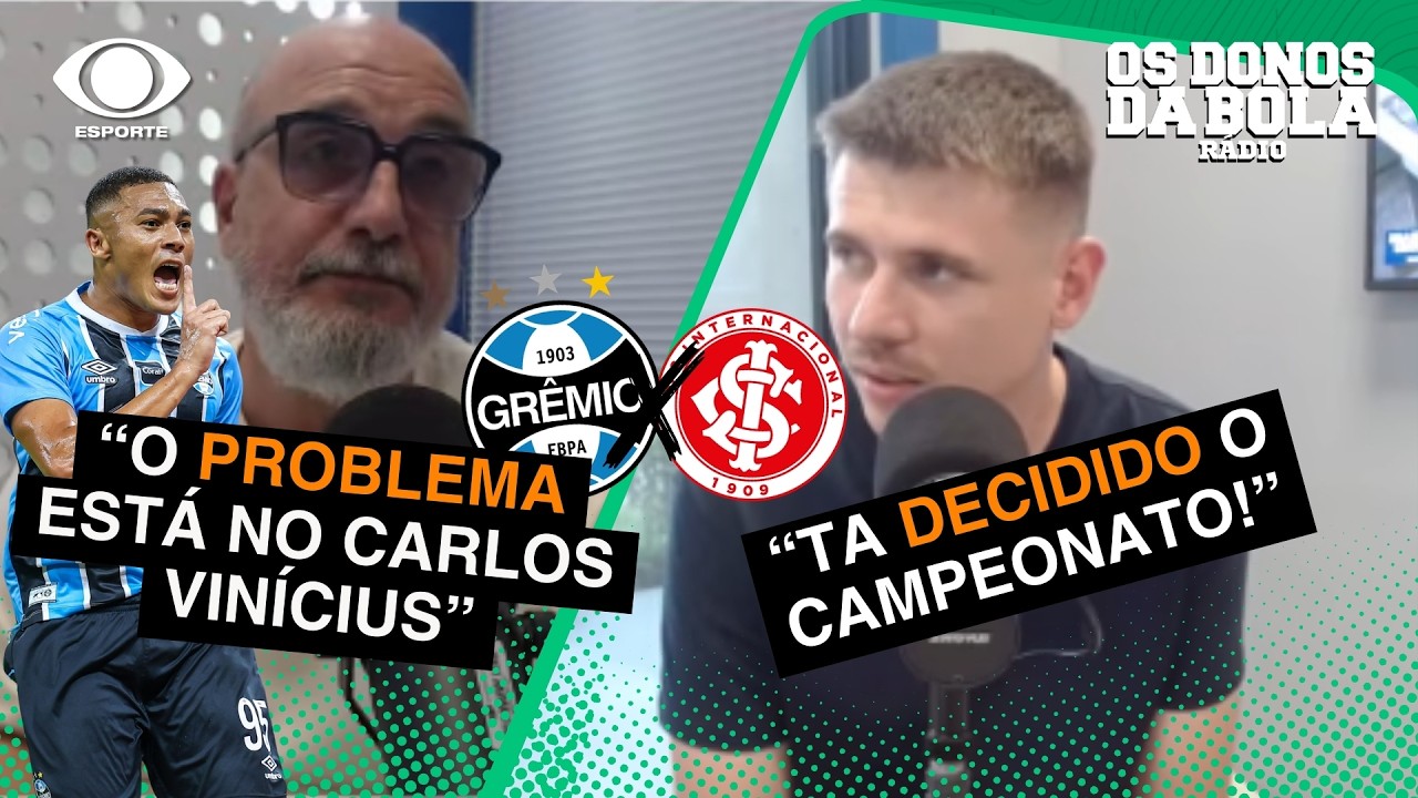 COMO CHEGA O GRÊMIO PARA O GRE-NAL? | CARLOS VINÍCIUS ESTÁ MORRENDO DE FOME??? 👀🔥😬
