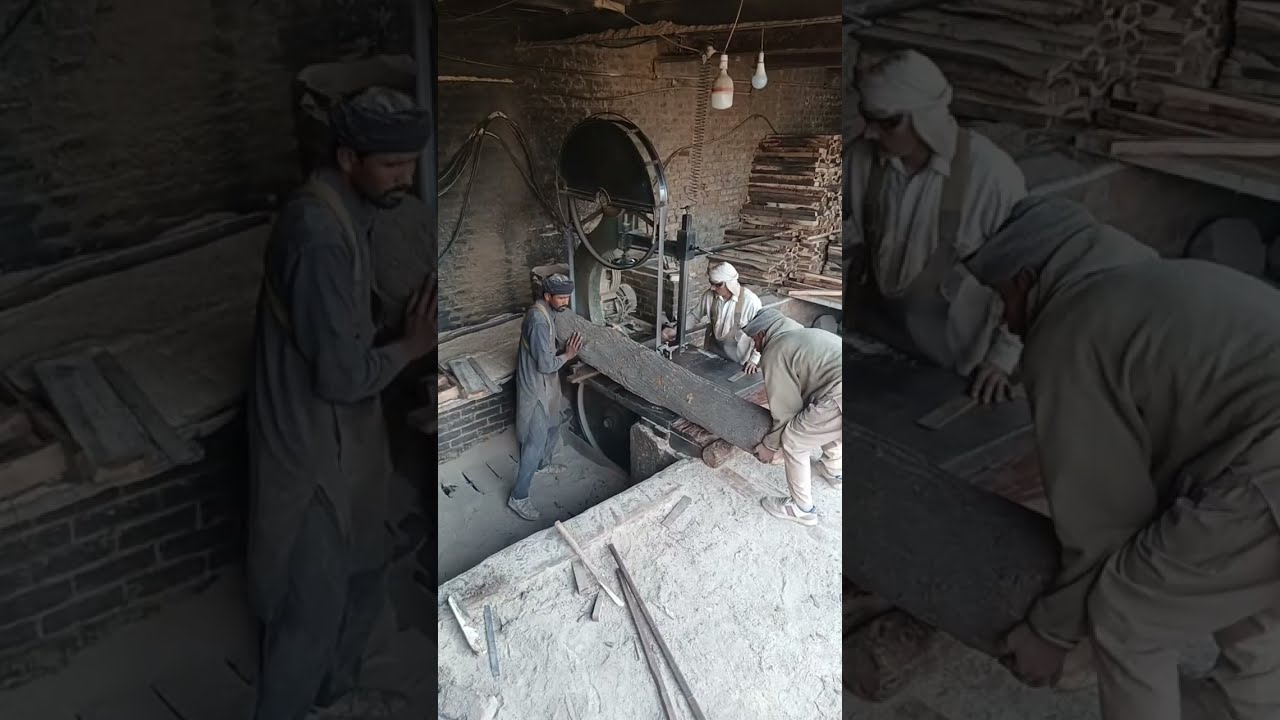 Vintage sawmill is live