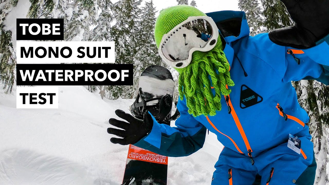 I Sprayed my TOBE Mono Suit with a Garden Hose