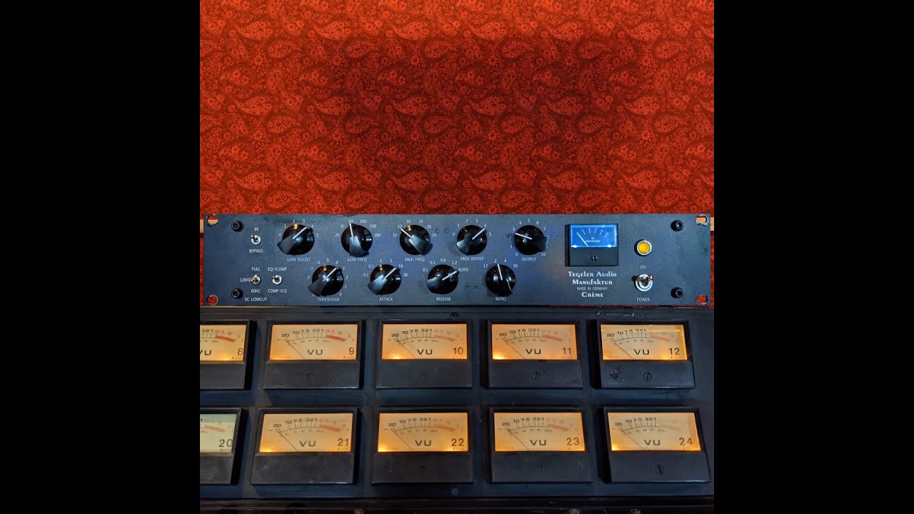 DEMO: Tegeler Audio Manufaktur CREME Stereo Bus Compressor / Program Equalizer
