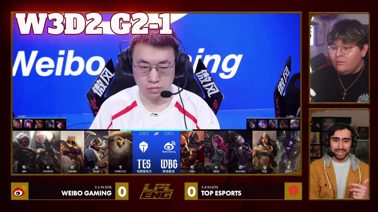 TES vs WBG - Game 1 | Week 3 Day 2 LPL Winter 2026 Split 1 | Top Esports vs Weibo Gaming G1 full