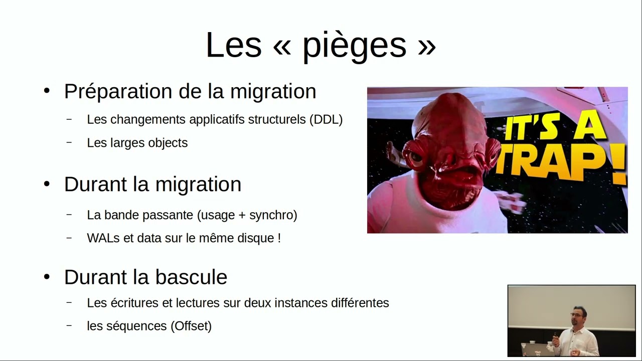 Retour d'expérience sur les migrations majeures de PostgreSQL; De l'appréhension à la confiance ! -