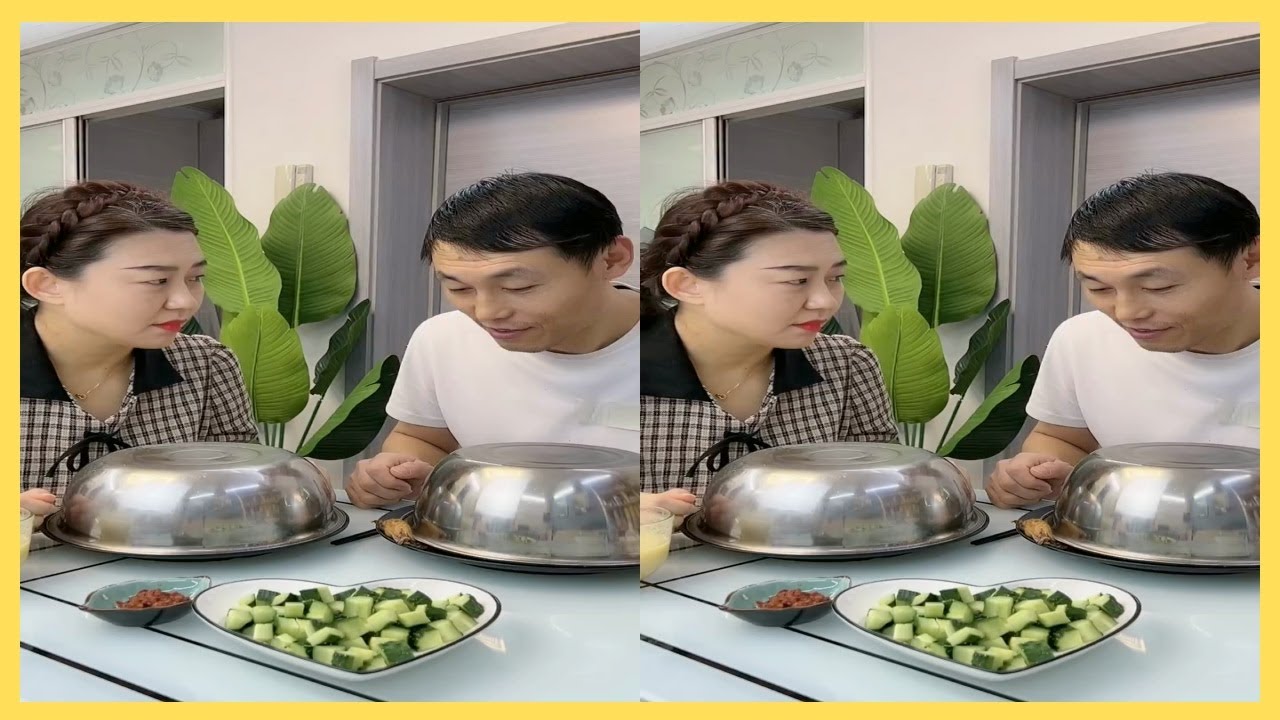 Funny Husband and Wife Eating Show: Epic Food Battle! 🤣😂 #funny #vlog194