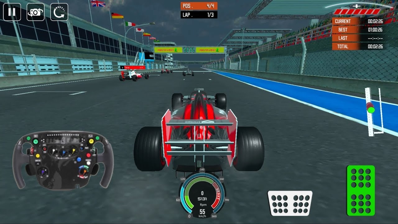 Real Formula Car Racing Game. Android Gameplay