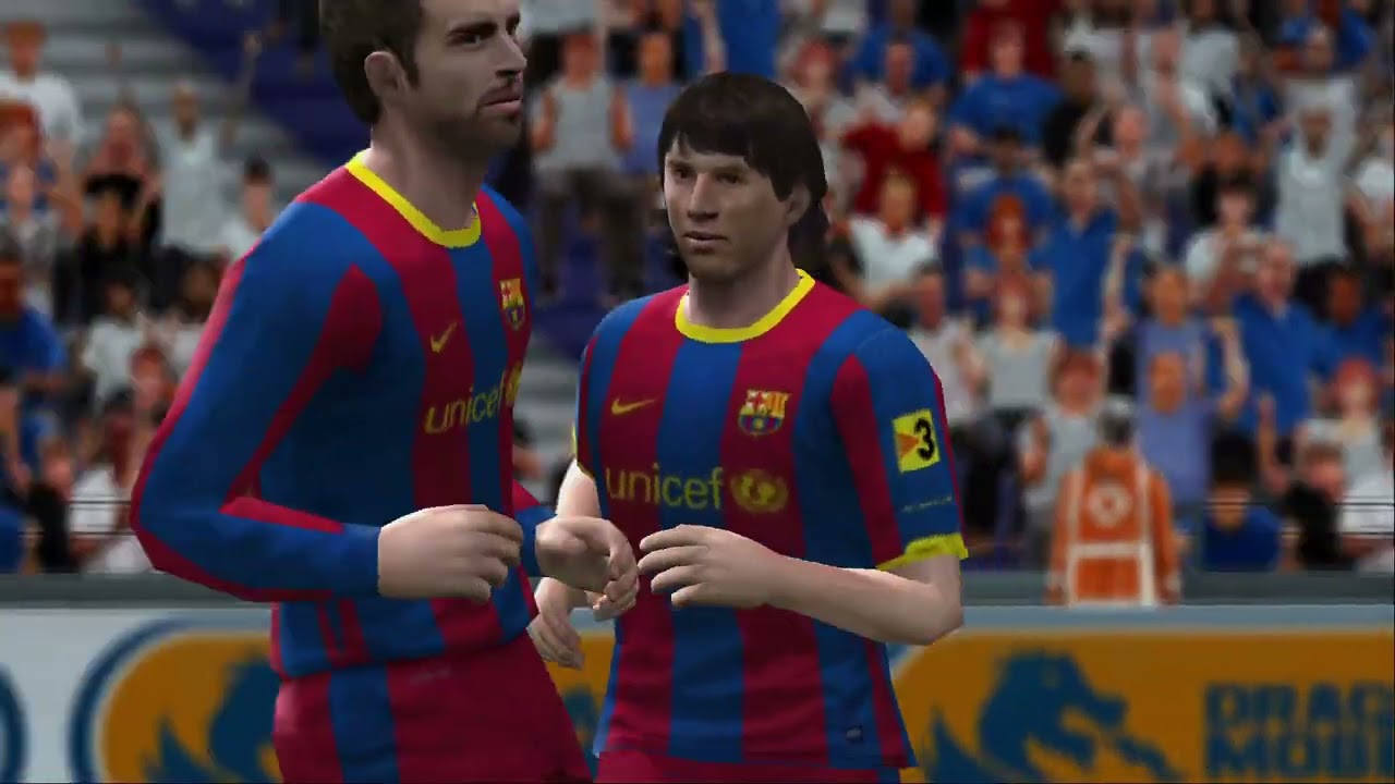 PES 2011 [PS2] | FC Porto - FC Barcelona (3-6) Match [English Speaker]