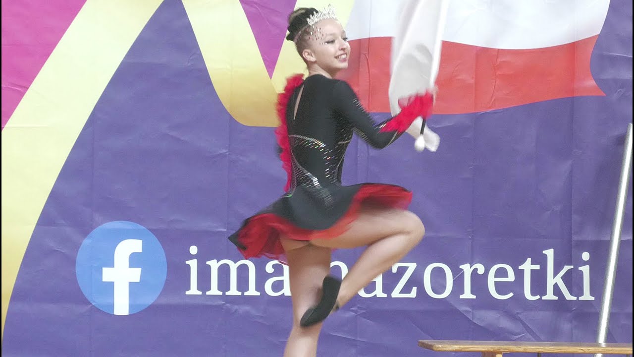 Majorettes 'ENIGMA' - Rybnik / Mażoretki | solo flag junior | Kędzierzyn-Koźle 2023