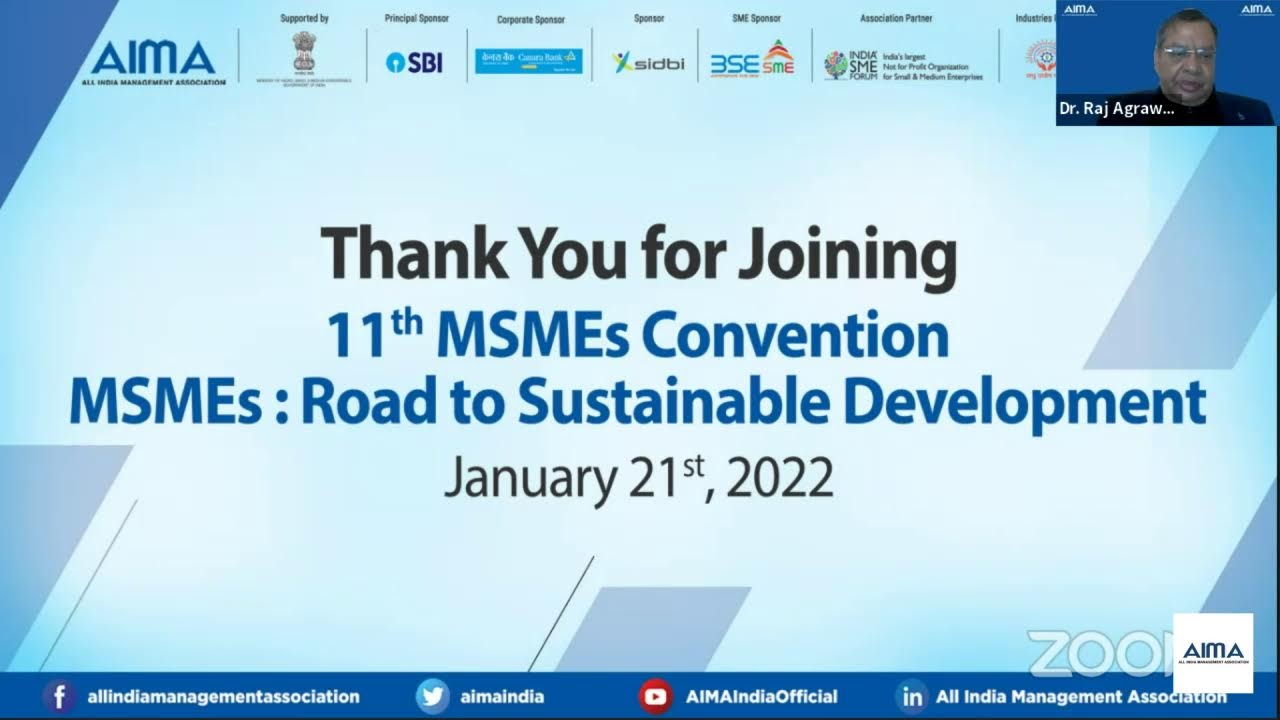 AIMA&rsquo;s 11th MSMEs Convention 2022