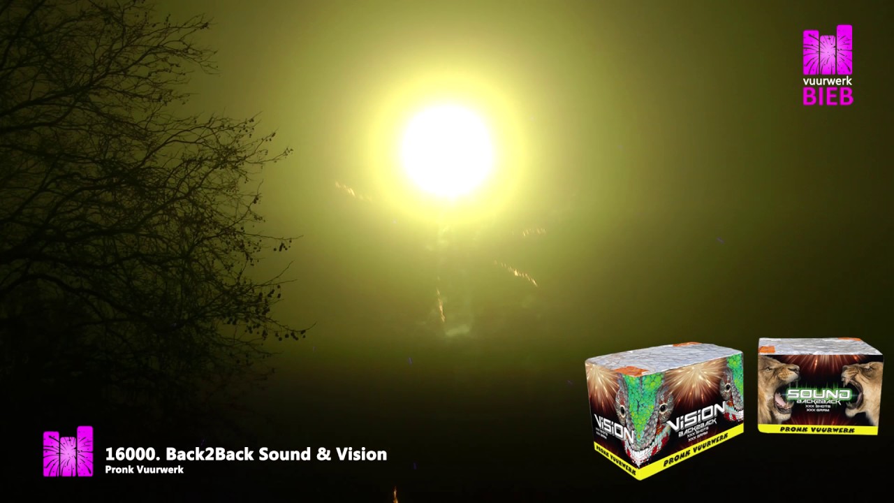 Back2Back Sound & Vision - Pronk Vuurwerk - vuurwerkbieb.nl
