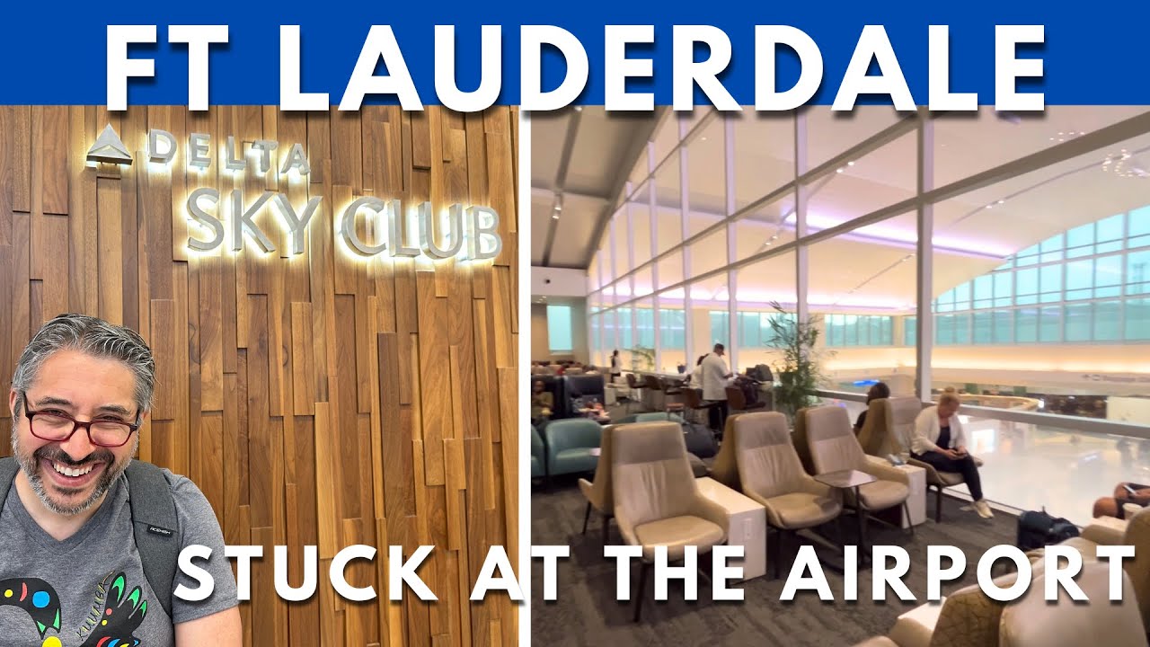 Explore this Soaring Delta Sky Club | Atmosphere, Gluten Free Food & More at FLL!