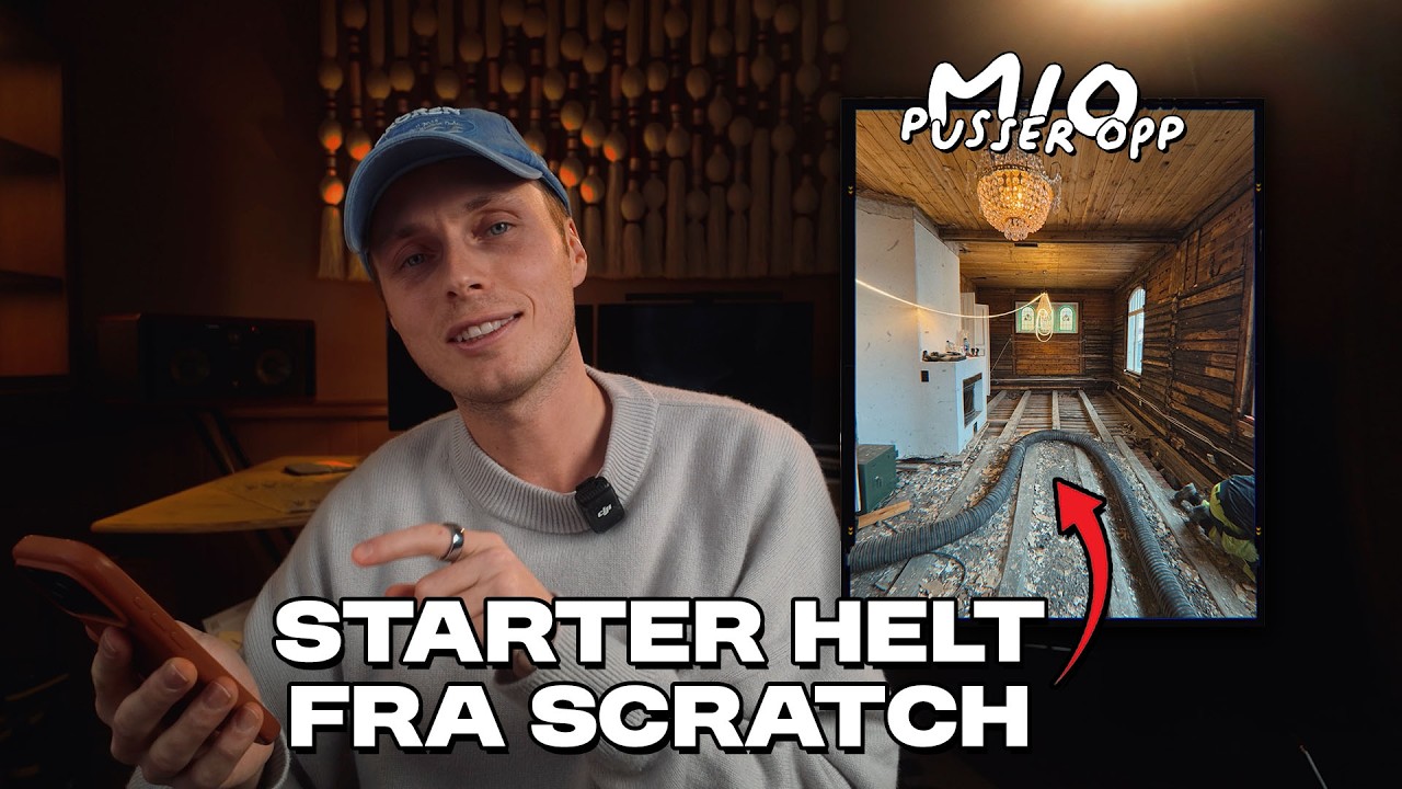 Mio pusser opp EP5 - Suger ut stubbloftsleire og viser designet for badet