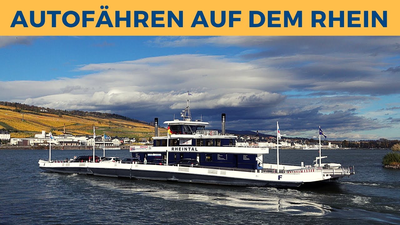 Autofähren auf dem Rhein - zwischen Bonn und Mainz
