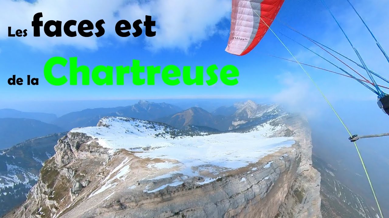 Faces est de la Chartreuse en parapente