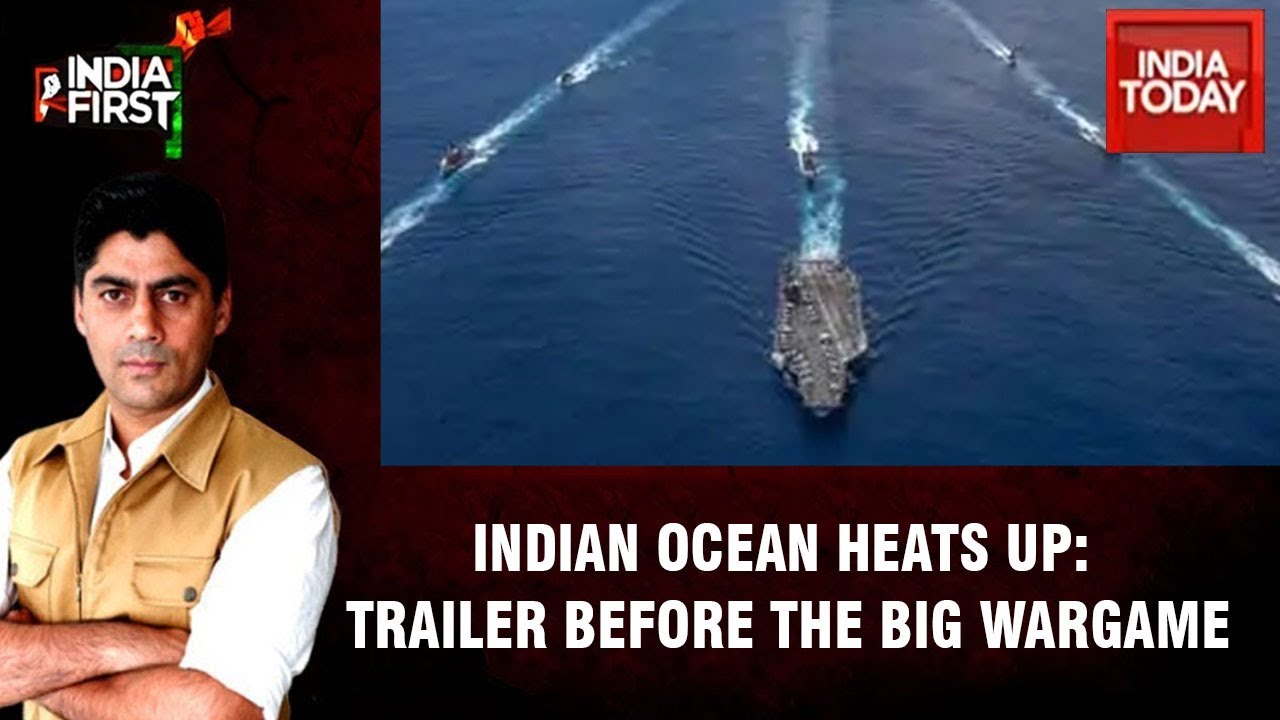 World's Largest Warship In Indian Ocean; India-US In Joint Naval Exercise | India First