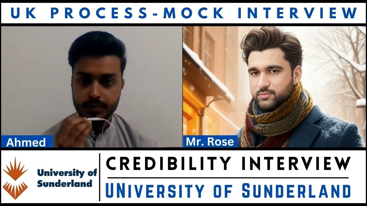 Credibilty Interview Mock Test For The University of Sunderland | Mock test University of Sunderland