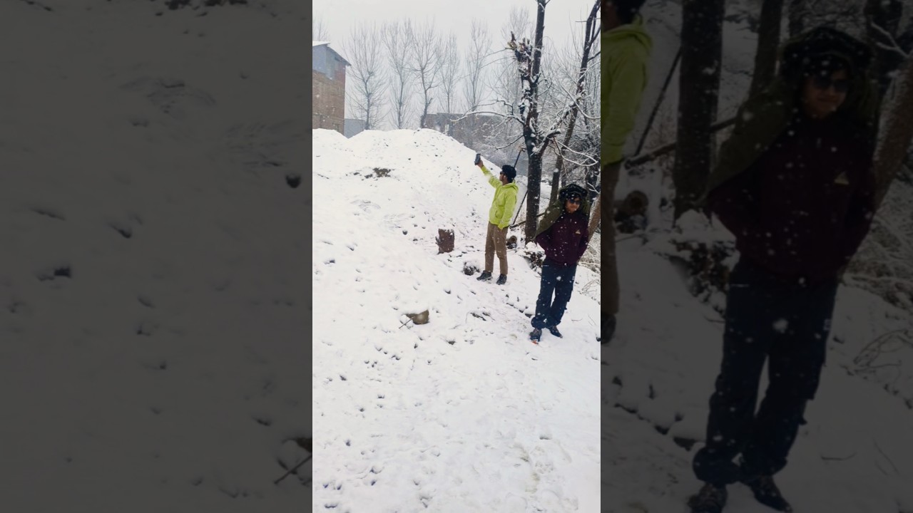 live snowfall update today kashmir🥶🌨️| weather news murree nathia gali naran kaghan snow travel vlog