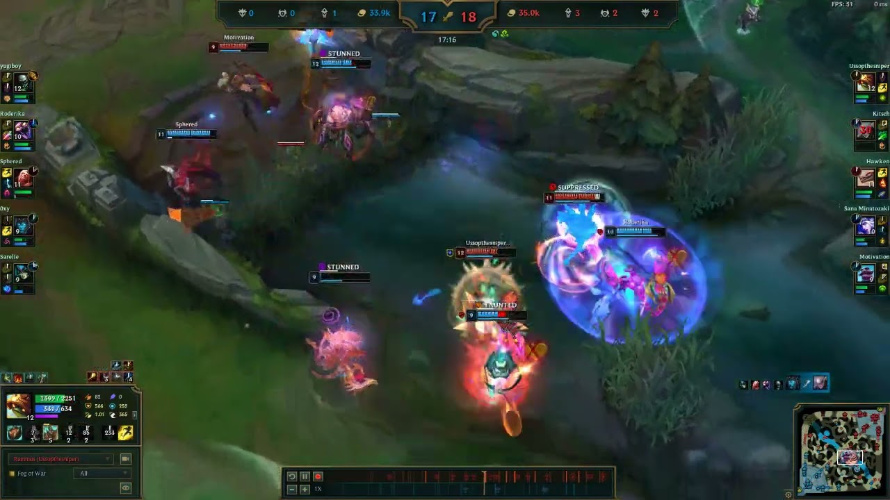 RAMMUS GETS DOUBLE KILL WITH AFTERSHOCK