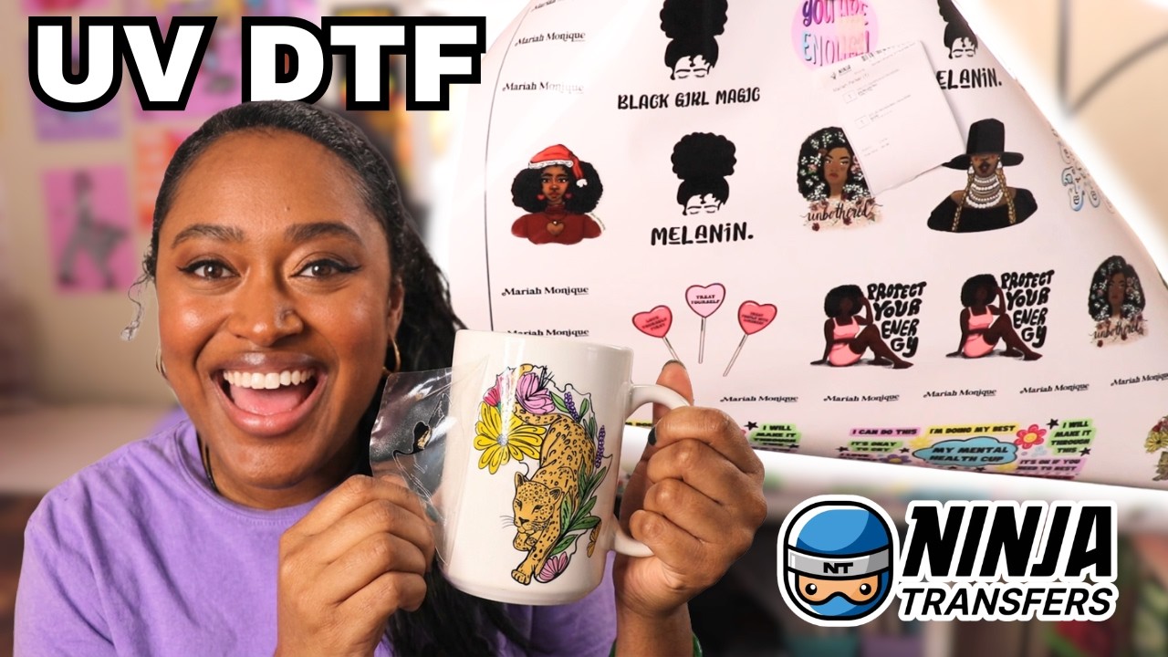 Trying Ninja Transfers UV DTF on Mugs - Small Business Idea!