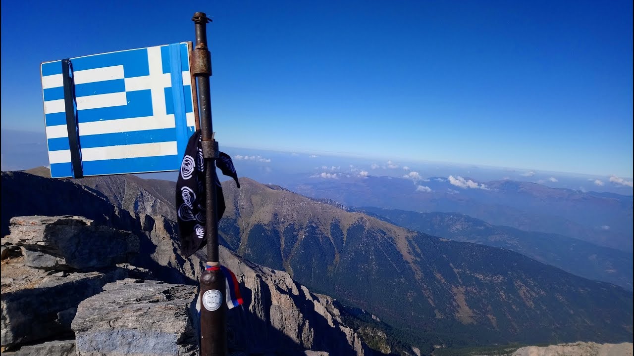 Mt. Olympus Mytikas-Skala descending