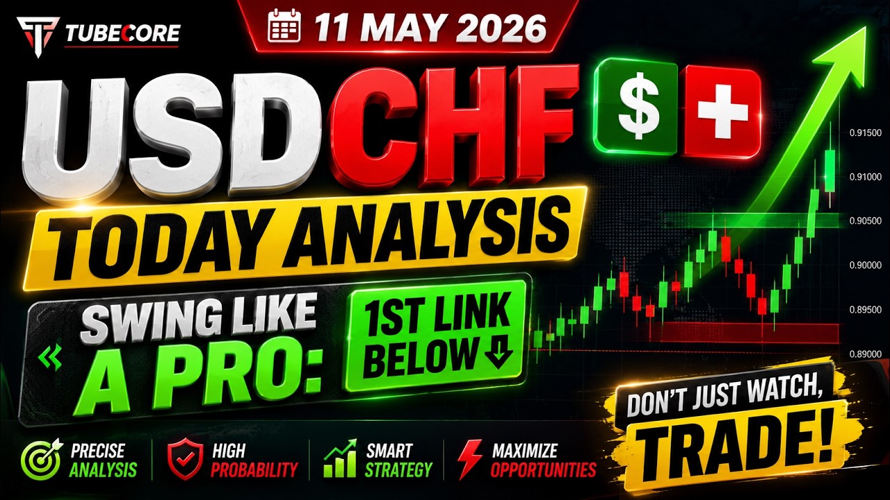 Анализ USDCHF на сегодня | Торговля на Форекс в режиме реального времени | 11 мая 2026 г.