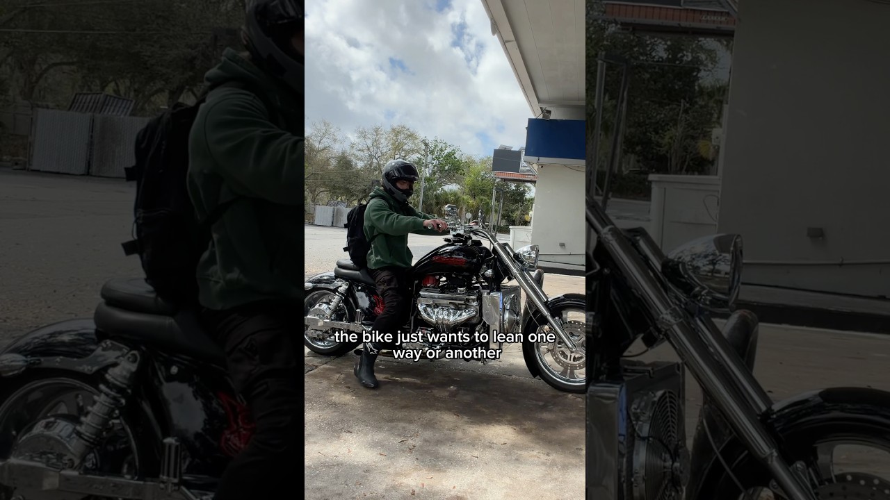 Starting a V8-Powered Motorcycle