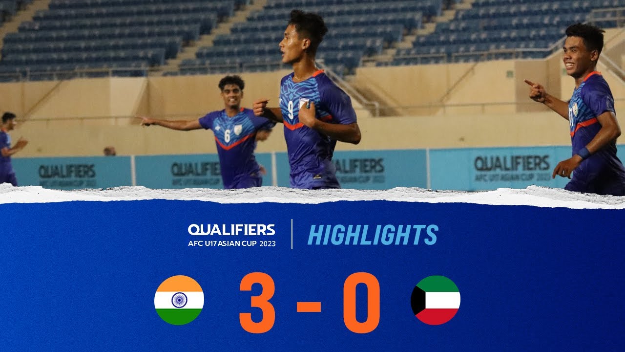Индия U-17 &ndash; Кувейт U-17 3:0 | Отборочные матчи Кубка Азии 2023 (до 17 лет) | Лучшие моменты