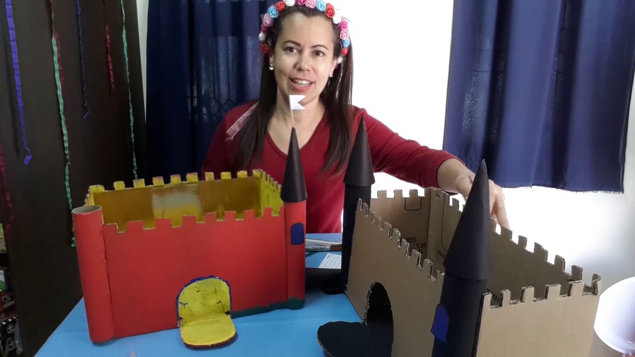 Como eu fiz: Castelo com caixa de papelão