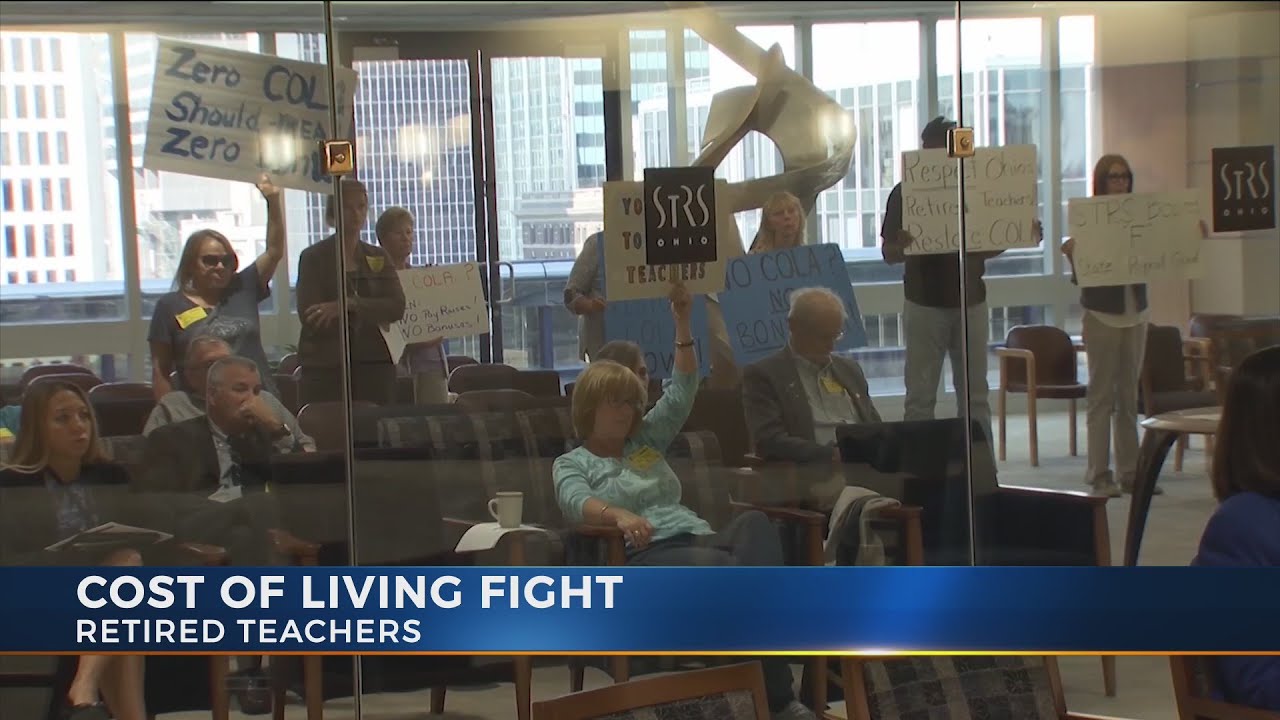 Retired teachers speak out against propose cost of living increase freeze