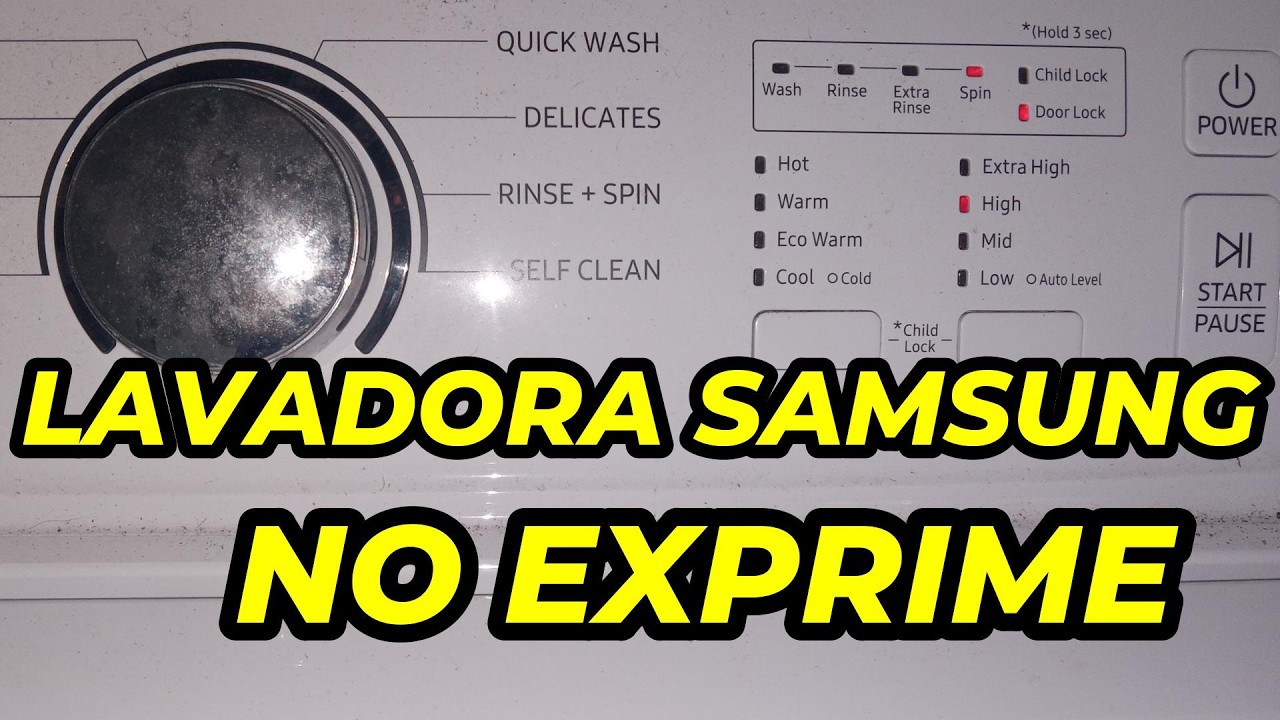 ¿Tu Lavadora Samsung No Centrifuga? Arréglala en 10 Minutos