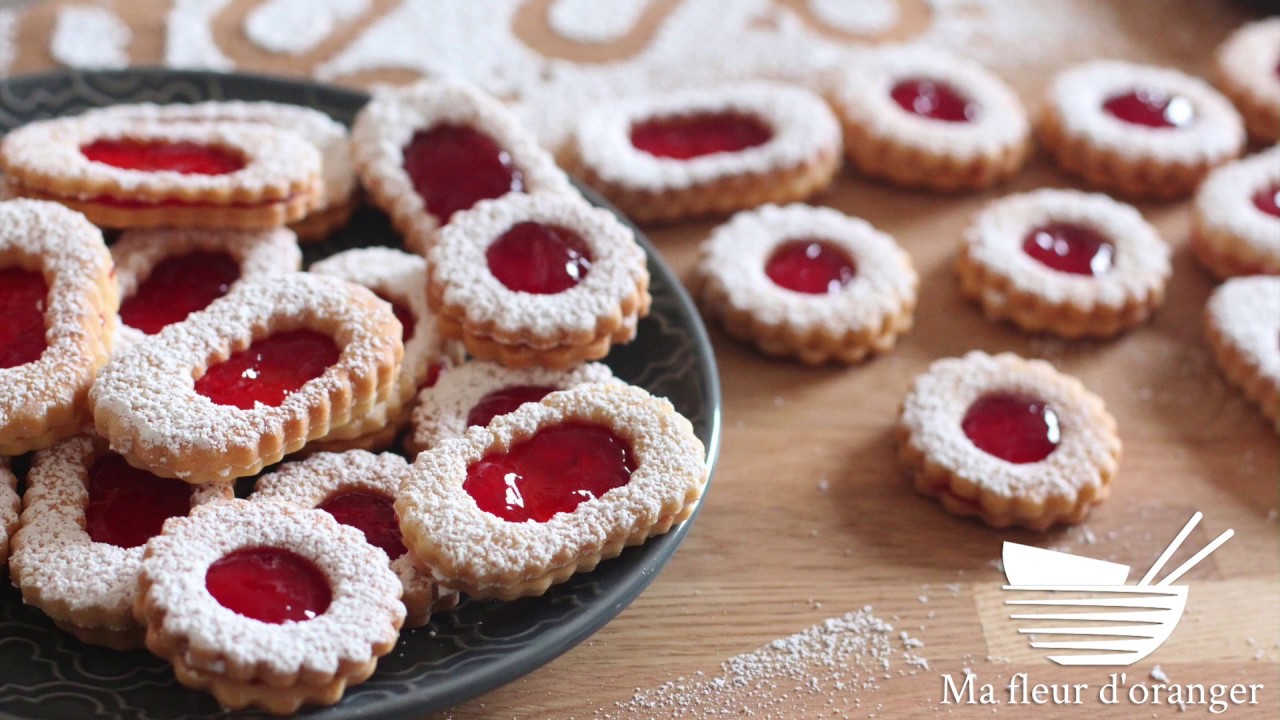Sablés à la confiture , trop bons ! صابلي المربى لذيذ و هش سهل التحضير