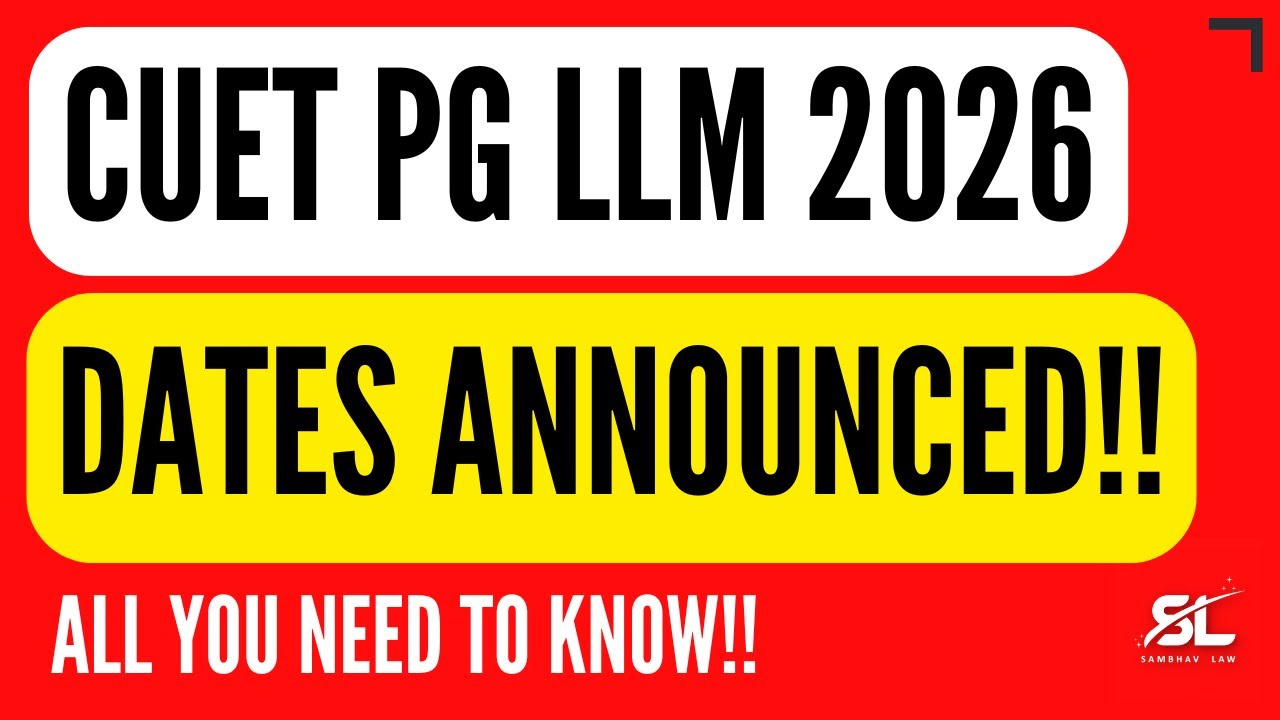 CUET LLM PG 2026 Dates Announced | Exam Schedule, Application Timeline & Strategy | BHU LLM 2026