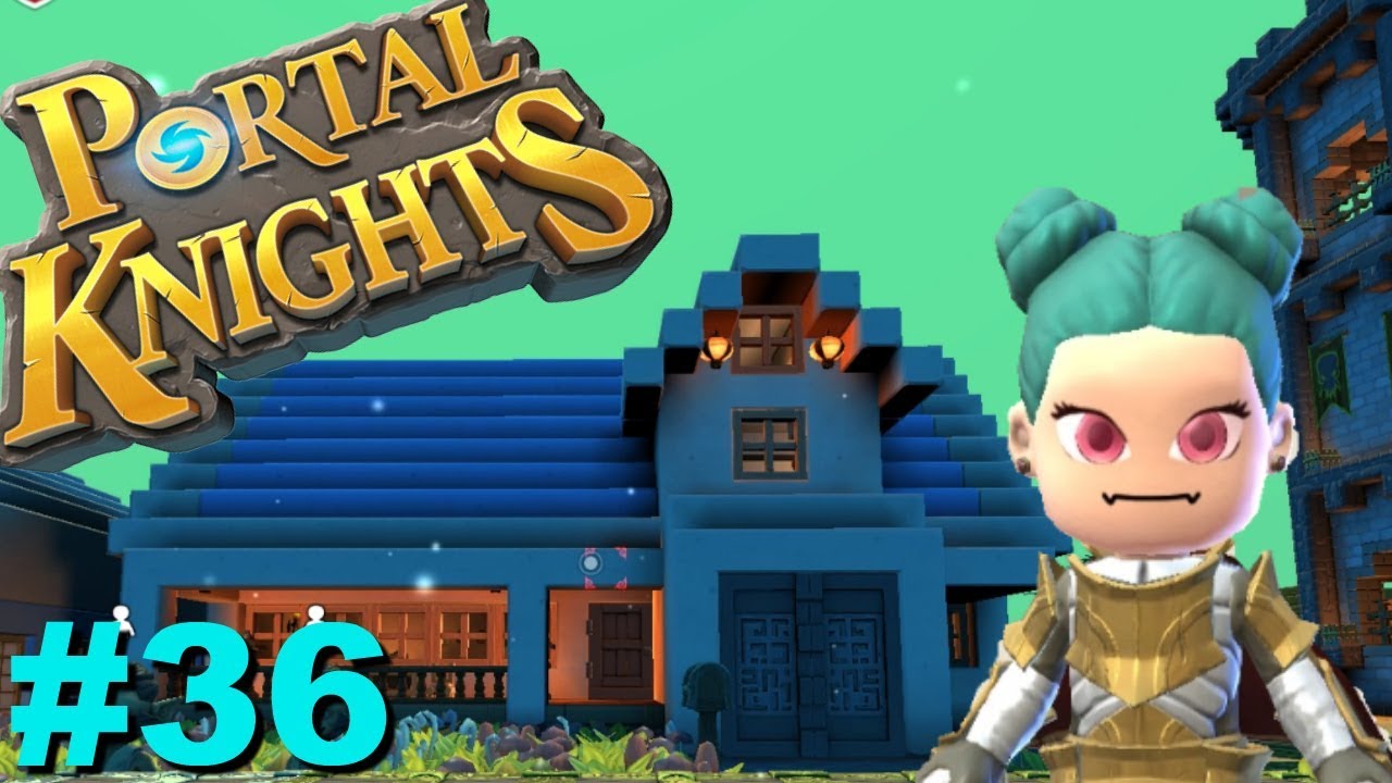 ⭐ Portal Knights, Season 2 Episode 36: Lets Build a house for our Utan NPC's., basic house tutorial.
