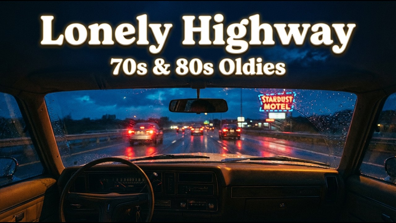 Lonely Highway Oldies – 70s & 80s Soft Rock Classics for Late Night Drive 🌙🚗