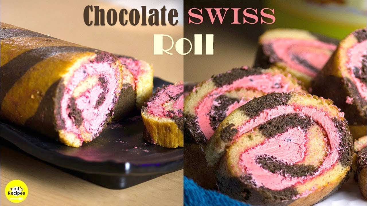 Chocolate Swiss Roll Recipe | Chocolate Recipes