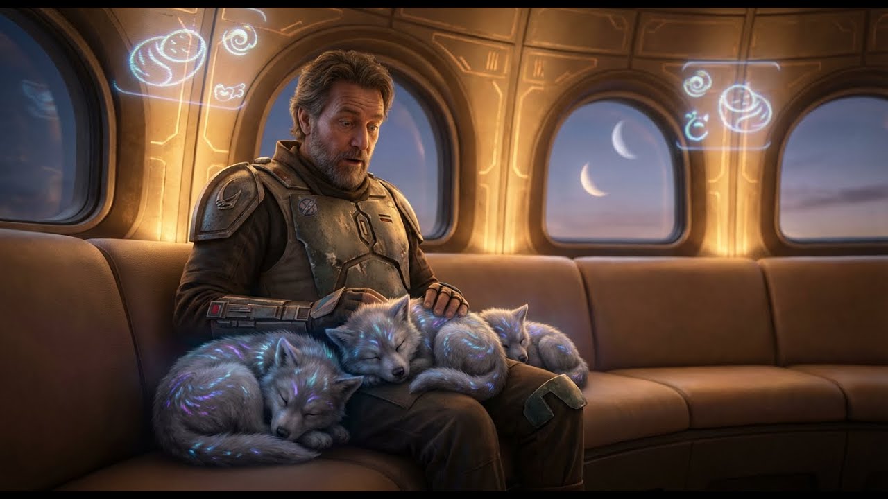 Wolf Pups Kept Busting Out of the Royal Nursery—They Were Always Napping on the Human Veteran’s Lap.