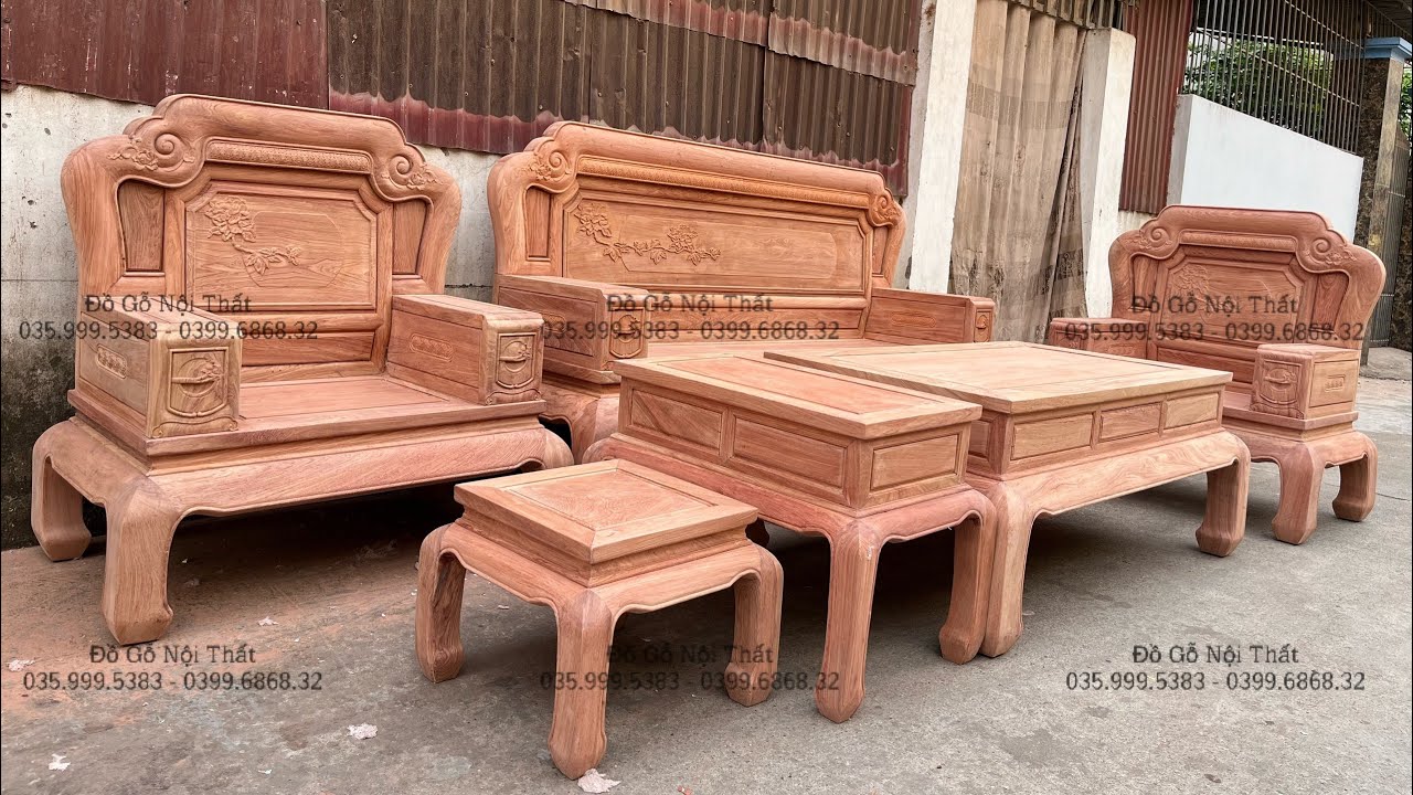 Nguyên nhân đắt rẻ trên mẫu bàn ghế QUỐC SẮC THIÊN HƯƠNG gỗ hương đá // ĐỒ GỖ HIỆP BÍCH