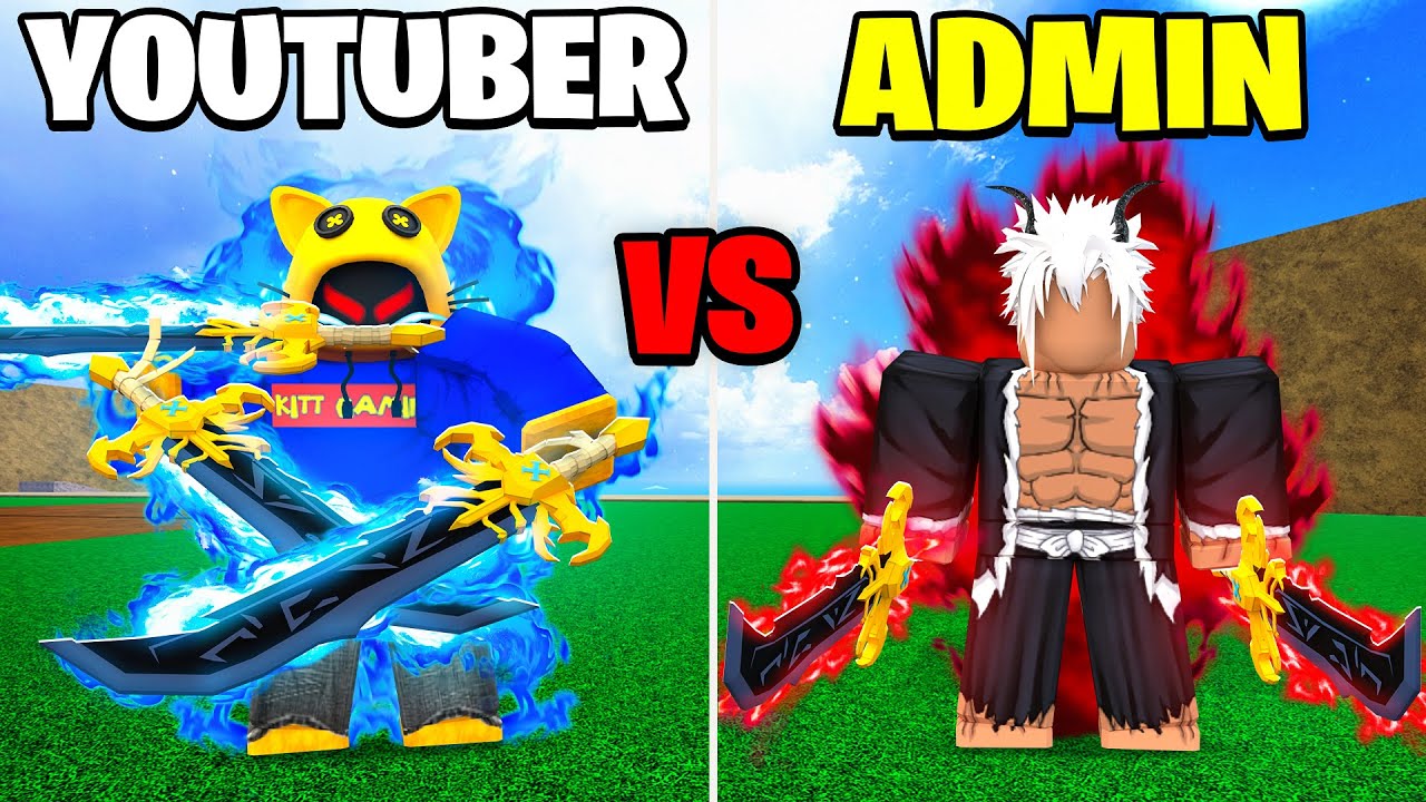 Blox Fruits Ютубер против Администратора!