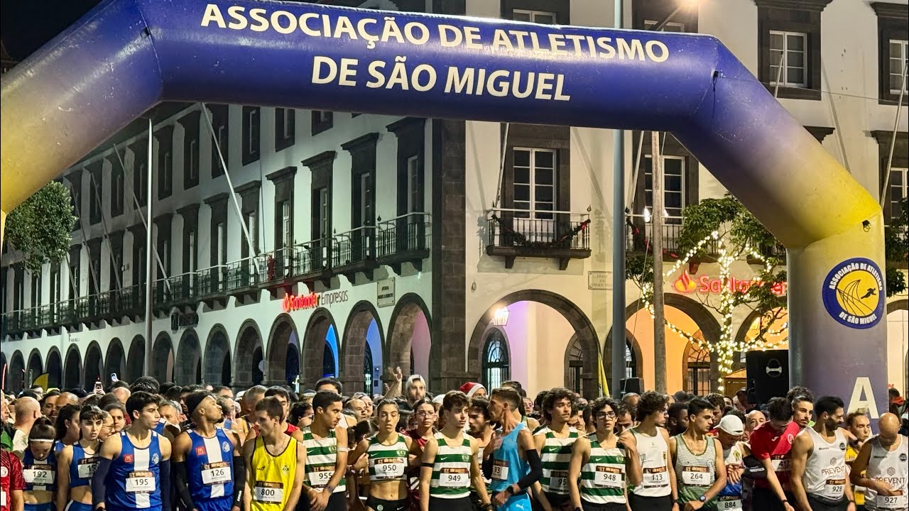 LIVE: Corrida 🏃 de São Silvestre 2025 Ponta Delgada, São Miguel Açores Portugal 🇵🇹 - 13.12.2025 #IRL