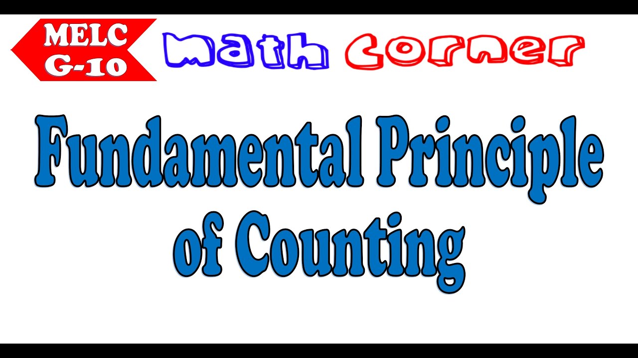 Fundamental Principle of Counting | Math Corner