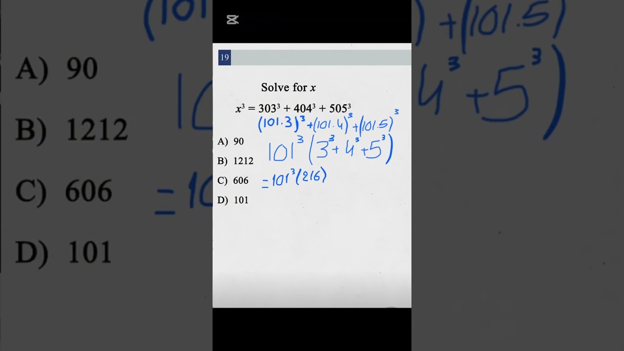 Sat hacks #maths #exam #bac #maths #france #usa #education