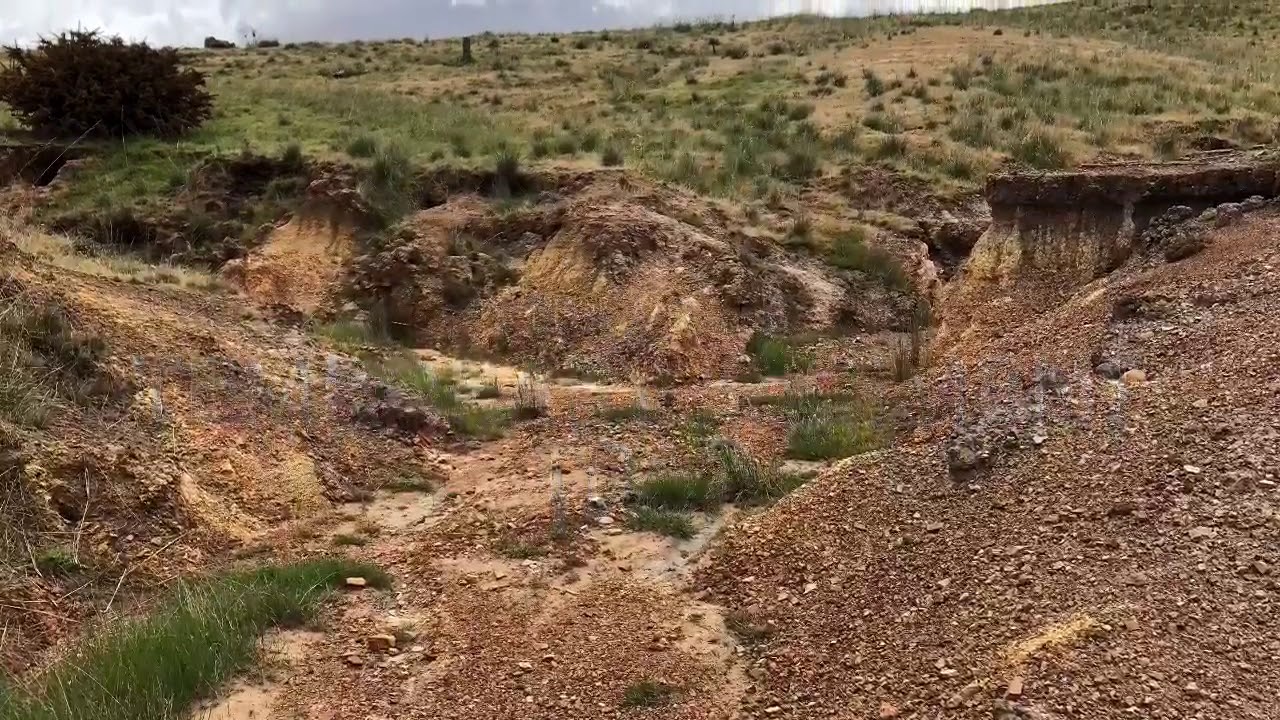 Straw bale sediment trap