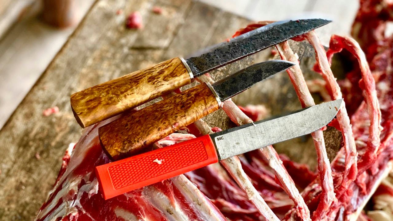 Работаю ножами из моей любимой стали! 9ХС от компании Русский булат