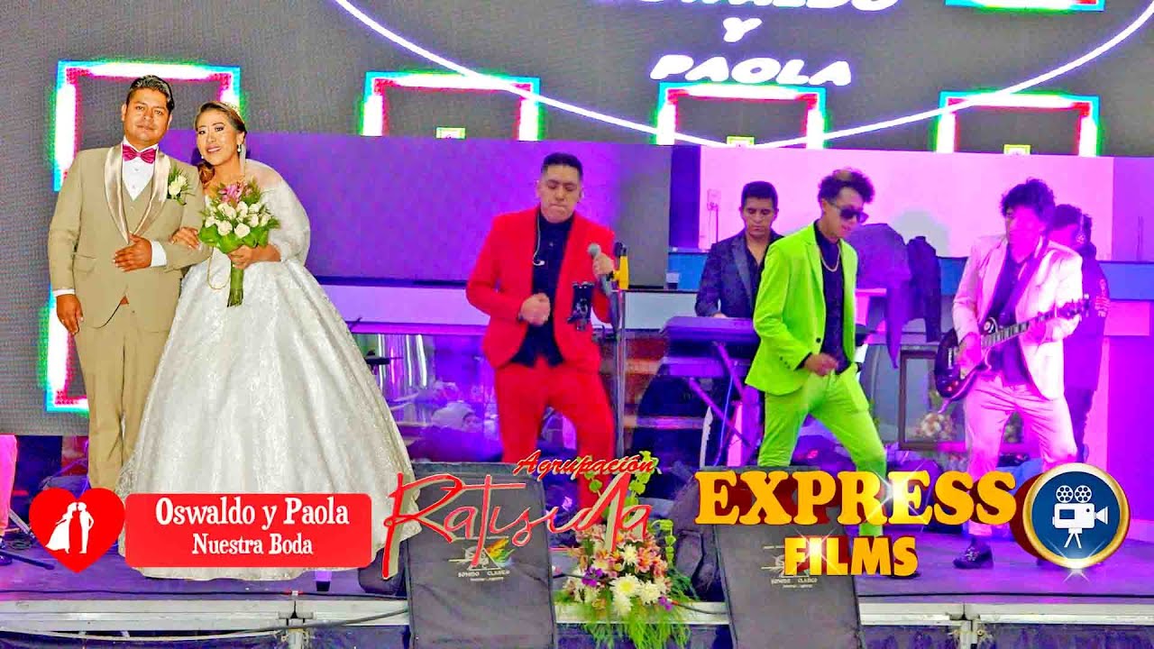 RATICIDA en VIVO en la boda de Oswaldo y Paola -Salón RENATAS Sonido CLASICO